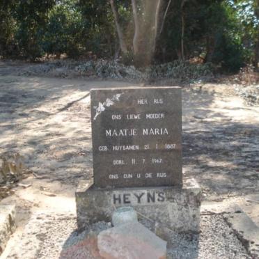 HEYNS Maatje Maria nee HUYSAMEN 1887-1967