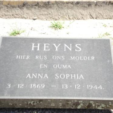 HEYNS Anna Sophia 1869-1944