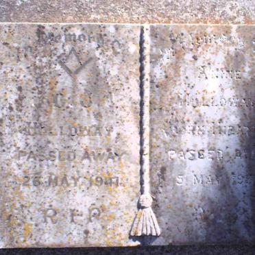 HOLLOWAY C.J. -1941 &amp; Annie HIEATTY 1959