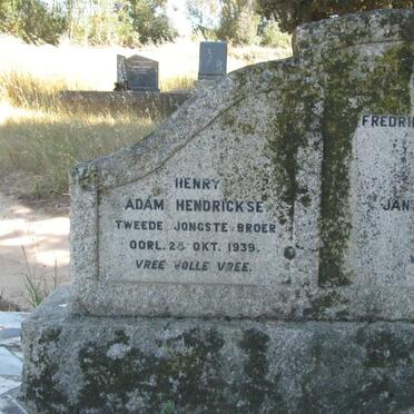HENDRICKSE Adam -1939 