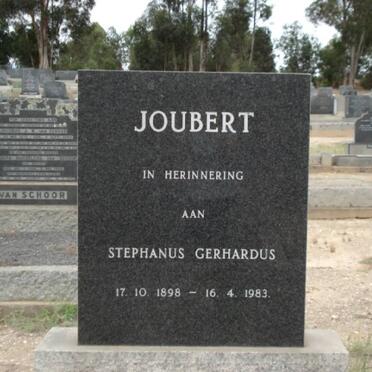 JOUBERT Stephanus Gerhardus 1898-1983