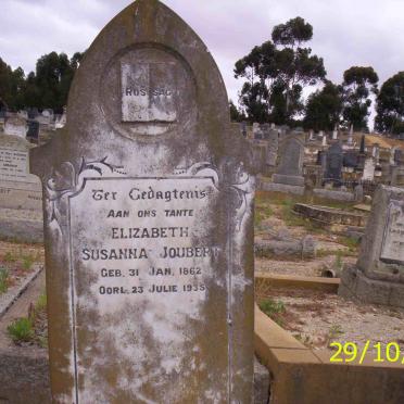 JOUBERT Elizabeth Susanna 1862-1935