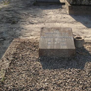 JORDAAN Martha S. 1881-1965