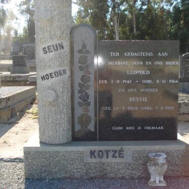 KOTZE Leopold 1942-1964 :: KOTZE Bessie 1908-1991
