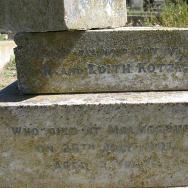KOTZE Son -1901