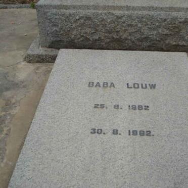 LOUW Baba 1962-1962