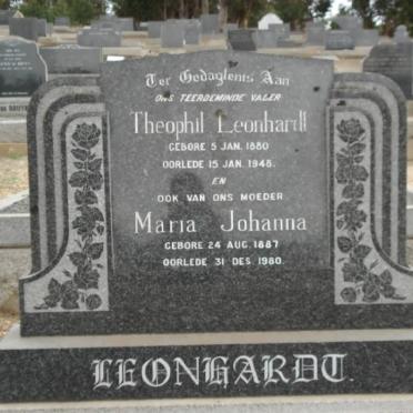 LEONHARDT Theophil 1880-1948 &amp; Maria Johanna 1887-1980