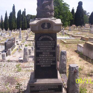 LOUW Catharina Louisa nee DE KOCK -1918