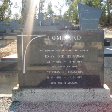 LOMBARD Stephanus Francois 1898-1963 &amp; Daisy KELLERMAN 1895-1969