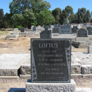 LOFTUS T.P.E. 1913-1973