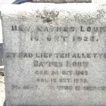 LOUW Baynes 1865-19?2