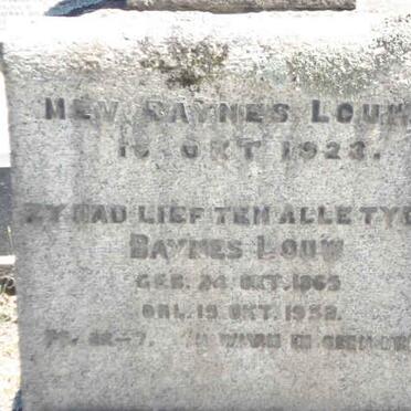 LOUW Baynes 1865-19?2