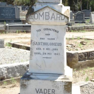 LOMBARD Bartholomeus 1866-1947