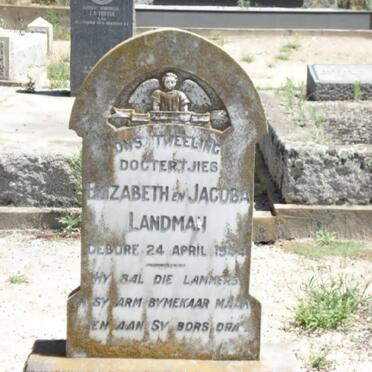 LANDMAN Elizabeth 1944- &amp; Jacoba 1944-