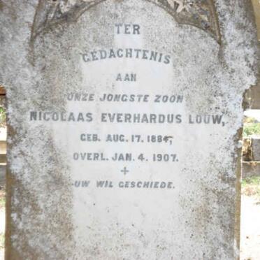 LOUW Nicolaas Everhardus 1884-1907