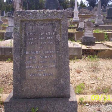 LOUBSER Nico 1822-1902 &amp; Johanna SMUTS 1824-1921