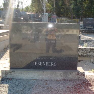LIEBENBERG Andries Petrus Rudolf 1907-1966
