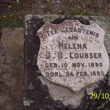 LOUBSER Helen J.B. 1890-1893