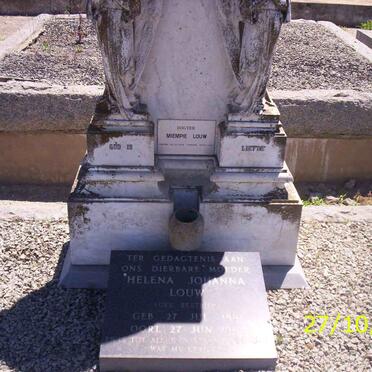 LOUW Helena Johanna nee BESTBIER 1891-1984 :: LOUW Miempie 1918-1991