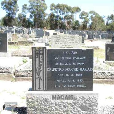 MARAIS Petro Fouché 1923-1953