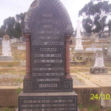 MOOLMAN Petrus Johannes 1882-1939 &amp; Catharina 1885-1942