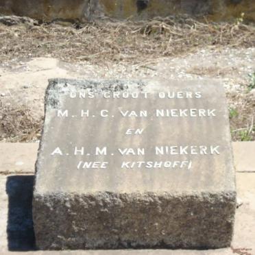 NIEKERK M.H.C., van &amp; A.H.M. KITSHOFF