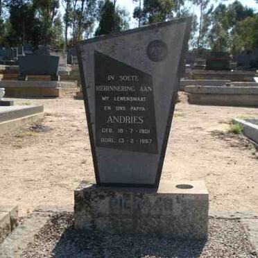 PIENAAR Andries 1901-1967