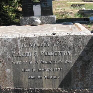 PENBERTHY Pauline S. -1935