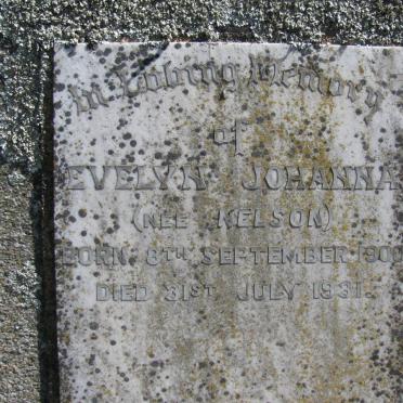 PENBERTHY Evelyn Johanna nee NELSON 1900-1931