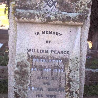 PENBERTHY William Pearce -1933 &amp; Lydia Sarah -1958