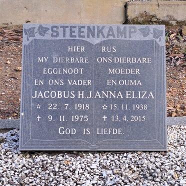 STEENKAMP Jacobus H.J. 1918-1975 &amp; Anna Eliza 1938-2015