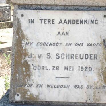 SCHREUDER J.V.S. -1920