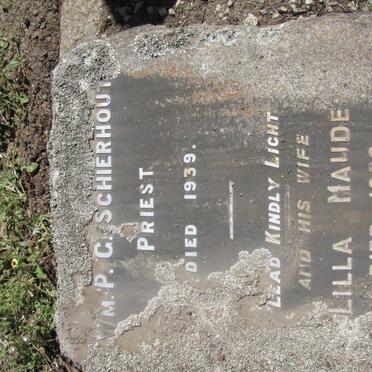 SCHIERHOUT W.P.G. -1939 &amp; Lilla Maude -1952