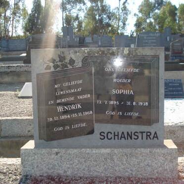 SCHANSTRA Hendrik 1894-1968 &amp; Sophia 1895-1978