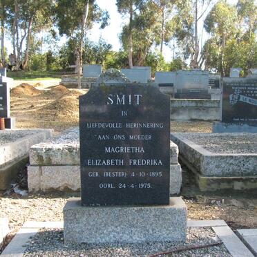 SMIT Magrietha Elizabeth Fredrika nee BESTER 1895-1975