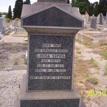 SMUTS Louisa Sophia 1877-1945