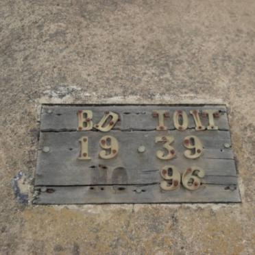 TOIT B.D., du 1939