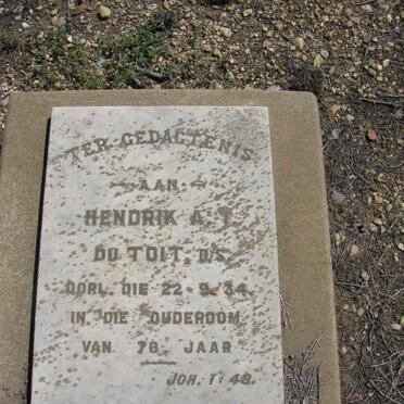 TOIT Hendrik A.T., du -1934