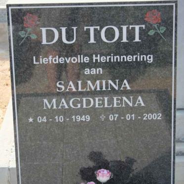 TOIT Salmina Magdelena, du 1949-2002