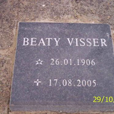 VISSER Beaty 1906-2005