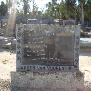 VUUREN Johannes Petrus, Jansen van 1886-1966