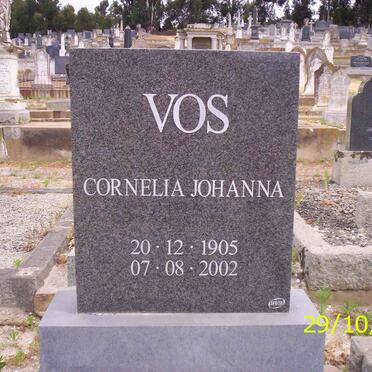 VOS Cornelia Johanna 1905-2002