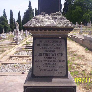 WERTH Justine 1850-1918