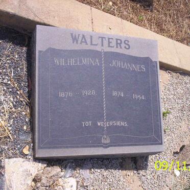 WALTERS Johannes 1874-1954 &amp; Wilhelmina 1876-1928