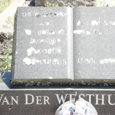 WESTHUIZEN Jacobus Gerhardus, van der 1957-1979