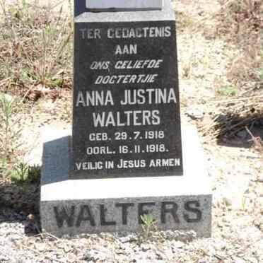 WALTERS Anna Justina 1918-1918