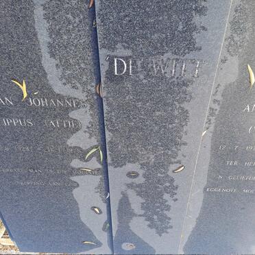 WITT Adriaan Johannes Philippus, de 1923-1978 &amp;  Anna Susanna VEENSTRA 1924-2001