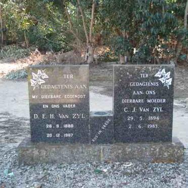 ZYL D.E.H., van 1888-1967 &amp; C.J. 1894-1983