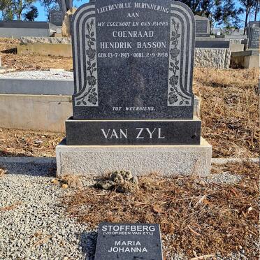 ZYL Coenraad Hendrik Basson, van 1913-1958 :: STOFFBERG voorheen VAN ZYL Maria Johanna 1911-2010