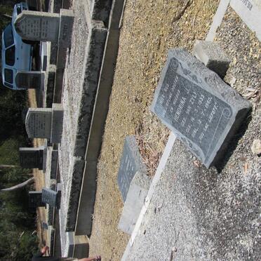 ZYL Hendrina J., van nee VAN ZYL 1933-1960